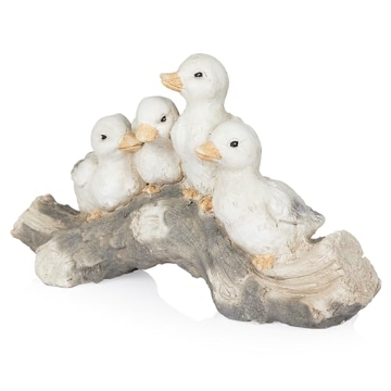 Picture of Alpine Dairy, Inc. QWR1048 Alpine Corporation 11" Tall Indoor/Outdoor Birds on Branch Statue Decoration, Multicolor. (EA)