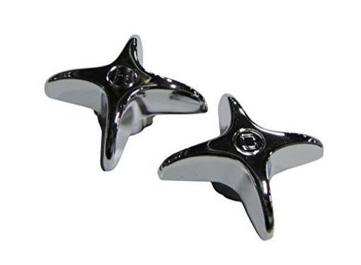 Picture of Plumb Pak PP805-112 Plumb Pak PP805-112 Cross Vise Grip Faucet Handle, Chrome Plated, 6.88" x 4-3/4" (EA)