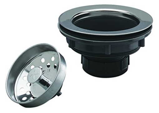 Picture of Plumb Pak PP66-5 Keeney PP66-5 Strainer Plastic with Rim, Stainless-Steel (EA)