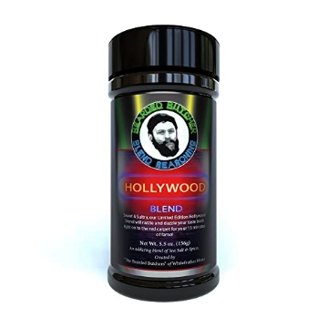 Picture of WHITEFEATHER MEATS LLC BB-0010 Bearded Butchers Hollywood Blend Seasoning, 5.5 oz Shaker – Sweet & Sultry with Cane Sugar & Molasses, Perfect for Pork Ribs, Pulled Pork, Brisket, Chicken – No MSG, Gluten-Free (EA)