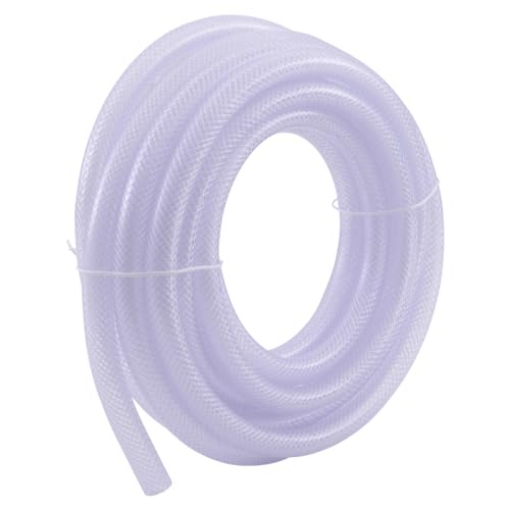 Picture of EZ-FLO INTERNATIONAL INC 98627 EZ-FLO 3/8 Inch ID (5/8 Inch OD) PVC Clear Reinforced Braided Vinyl Tubing, 20 Foot Length, 98627 (EA)