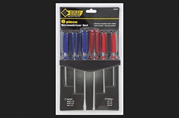 Picture of ACE TRADING - CMA 3 2266146 ACE Steel Grip Screwdriver Set Phillips, Slotted 5/32" X 3" 6 Piece Carded (EA)