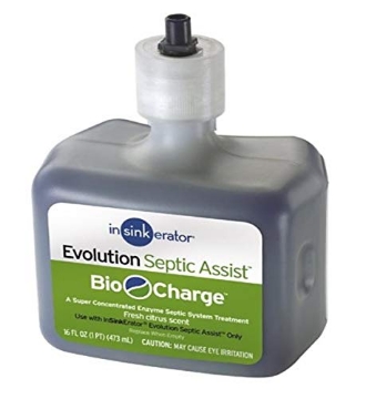 Picture of IN SINK ERATOR BIO-CG InSinkErator CG Evolution Septic Assist Bio Charge Replacement Cartridge, 16-Ounces, Blue, 12 Ounce (EA)