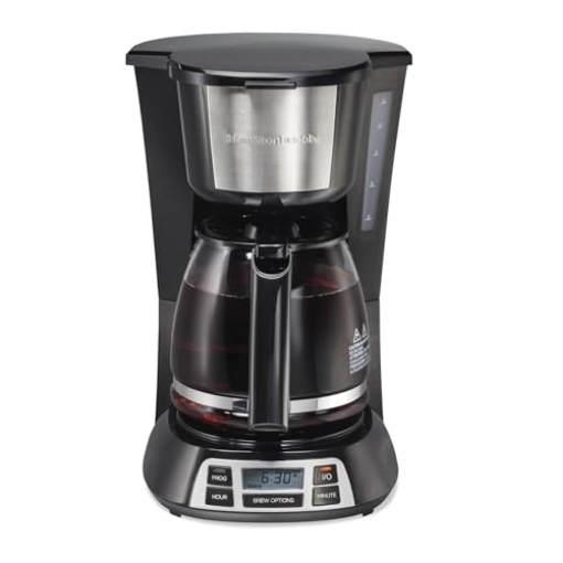 Picture of Hamilton Buhl 49630G Hamilton Beach 12 Cups Black/Silver Coffee Maker (PK-2-EA)