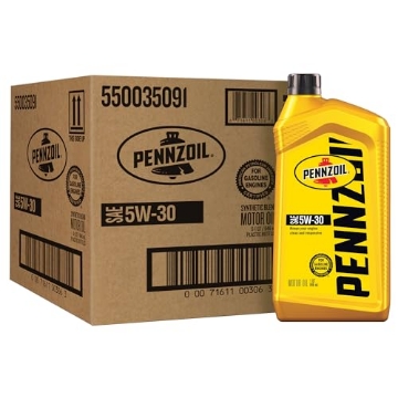 Picture of PENNZOIL 550035091 Pennzoil Motor Oil 5W-30 Motor Oil, 1 Quart (6 Pack) (PK-6-EA)