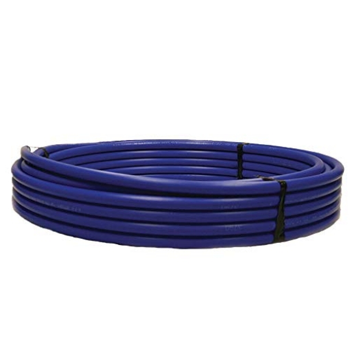 Picture of ADVANCED DRAINAGE SYSTEMS X4-75250100 Advanced Drainage Systems X4-75250100 X4-75250100 250 PSI CTS Poly Pipe, 3/4" x 100', Blue (EA)