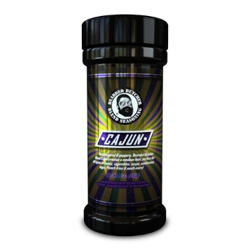 Picture of WHITEFEATHER MEATS LLC BB-4186 Bearded Butchers Cajun Blend Seasoning, 10oz Large Shaker – Cajun Flavor with Medium Heat, Ideal for Chicken, Fish, Seafood, Soups, and More – No MSG, Gluten-Free, All-Natural (EA)