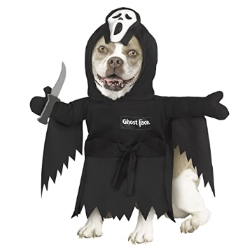 Picture of Morris Costumes FW98068XL Fun World Officially Licensed Ghost Face Pet Costume, XL (EA)