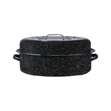 Picture of GRANITE WARE 319807 Granite Ware Porcelain Enamel Covered Roaster 20 lb Black (PK-4-EA)