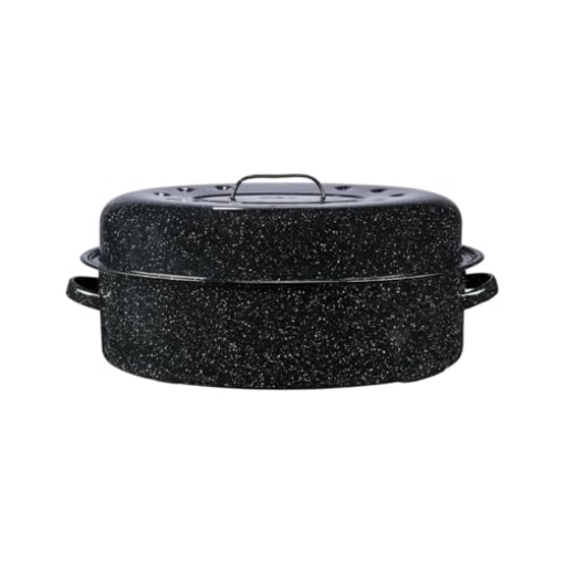 Picture of GRANITE WARE 319807 Granite Ware Porcelain Enamel Covered Roaster 20 lb Black (PK-4-EA)