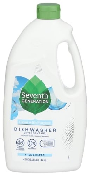 Picture of SEVENTHGEN 22170CT Seventh Generation Free and Clear Dishwasher Detergent Gel 42 Fluid ounce (EA)
