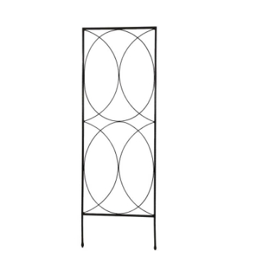 Picture of Living Accents 58076 Living Accents 7036134 40 in. Steel Scrollwork Trellis Black (EA)