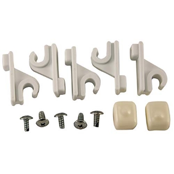 Picture of ORGANIZED LIVING 1464-6665-11 Organized Living Schulte 1464666511 Adjustable Pole Clips and Caps (EA)