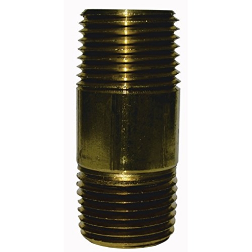 Picture of JMF COMPANY 47005 Jmf Nipple 1/8" X 4" Red Brass Bulk (PK-10-EA)