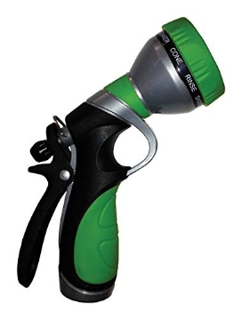 Picture of RUGG MANUFACTURING CORP W864G-9 Rugg Green Series 9 Pattern Shower and Stream Metal Sprayer - Case of: 6;6 (PK-6-EA)