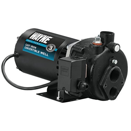 Picture of WAYNE MORGAN CWS50 Wayne CWS50 1/2 Cast Iron Convertible Jet Pump for Wells up to 90 ft, 0.5 HP, No Color (EA)