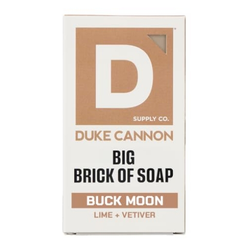 Picture of DUKE CANNON - BSBA-BKMN10 Duke Cannon Supply Co. Extra Large Bar Soap - Men's Natural Soap with Masculine Scents - Lime + Vetiver - Made in the USA with Domestic & Globally Sourced Materials - All Skin Types - Buck Moon,10 oz (EA)
