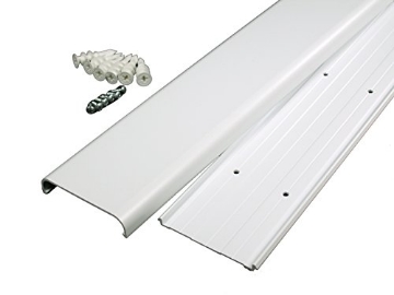 Picture of LEGRAND AV C30 Legrand Wiremold C30 48 Inch Flat Screen TV Cord Cover Kit, Organizer for Wall, Holds Up to 10 Cords or Cables, White (1 Pack) (EA)