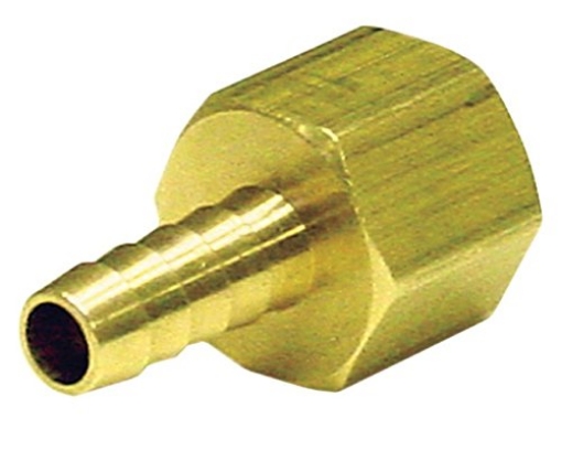 Picture of JMF COMPANY 4504528 JMF Brass Adapter 1/2 in. Dia. x 1/4 in. Dia. Yellow 1 pk (PK-5-EA)