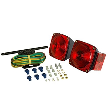 Picture of Hopkins Manufacturing C6421 Hopkins Blazer International C6421 Square Submersible Trailer Light Kit – DOT Approved Stop/Tail/Turn Lights for Trailers Under 80” – Waterproof Boat, Utility, Snowmobile & Motorcycle Trailer Lighting Kit (EA)