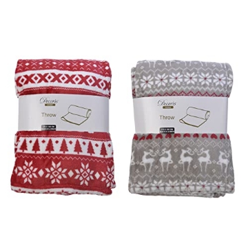 Picture of DECORIS 614177 THRW BLNKT CRL FLCE ASST (PK-12-EA)