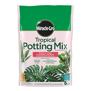Picture of Miracle Gro 71276430 Miracle-Gro Tropical Potting Mix, 6 qt. - Growing Media for Tropical Plants Living in Indoor and Outdoor Containers (PK-8-EA)