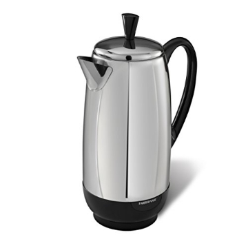 Picture of FARBERWARE FCP412 Farberware 12 Cup Electric Coffee Percolator, Coffee Maker with Stainless Steel Basket, Automatic Keep Warm, No-Drip Spout (EA)