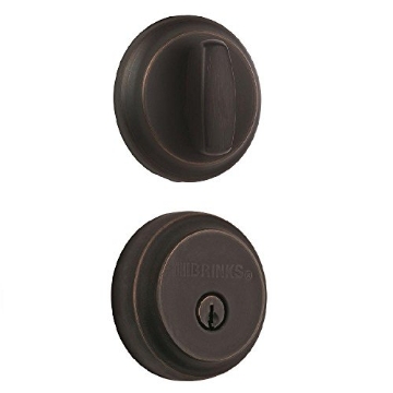 Picture of BRINKS 23061-150 BRINKS, Tuscan Bronze, Push Pull Rotate Door Locks Almarrion Single Cylinder Deadbolt, 23061-150, No Size (EA)
