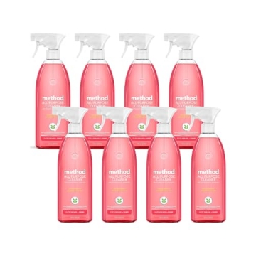 Picture of Method Products, Inc 00010 Method All-Purpose Cleaner, Pink Grapefruit, Plant-Based and Perfect for Most Counters, Tiles, Stone, and More, 28 oz spray bottle (Pack of 8) (CT-8-EA)