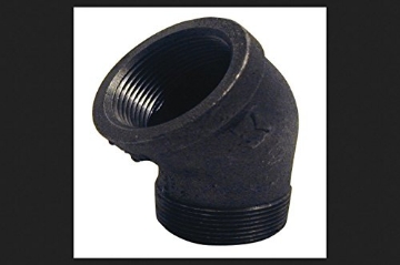 Picture of STZ INDUSTRIES 310USE45-2 BK Products 2 in. FPT x 2 in. Dia. MPT Black Malleable Iron Street Elbow (EA)