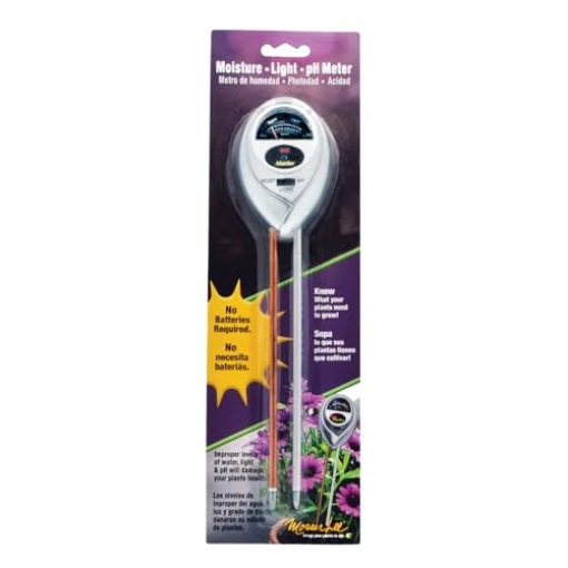 Picture of DELI INC ML1240 Soil Master ML1240 Moisture, Light & pH Soil Test Meter, Green (PK-12-EA)