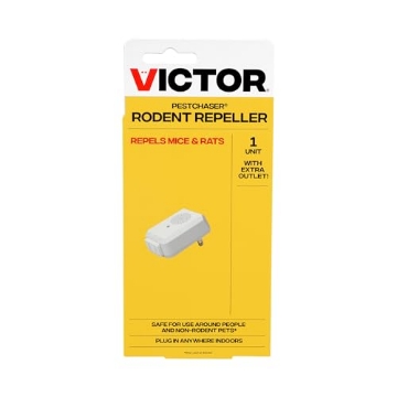 Picture of Victory Innovations Co. M751PS Victor PestChaser Rodent Repellent with Nightlight & Outlet - 1 Pack - M751PS - High Frequency Rodent Repeller - Repel Rodents Indoors (EA)