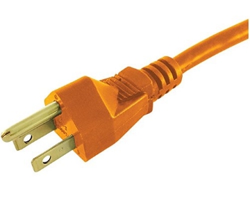 Picture of PROJEX 1IP-002-003FOGP PROJEX 1ip-002-003fogp Indoor Triple Outlet Cord, Orange, 3' (EA)