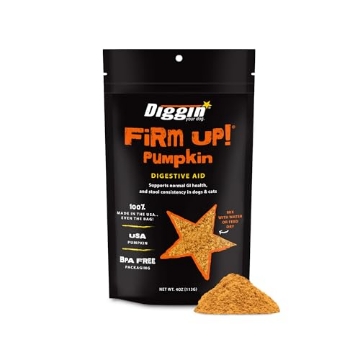 Picture of Super Snouts SSN-J20000 Diggin' Your Dog – Firm Up Pumpkin for Dogs & Cats – Fiber Supplement with Pumpkin & Apple Fiber for Cat & Dog Digestive Support – Made in USA, 4 oz (EA)