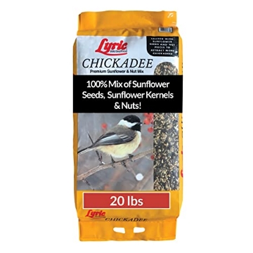 Picture of LYRIC 26-47393 Lyric Chickadee Wild Bird Seed - Sunflower & Nut Premium Wild Bird Seed for Outside Feeders for Chickadees, Nuthatches & Titmice - 20 lb Bag (EA)