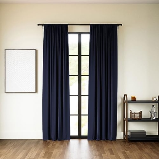 Picture of Umbra 1017283-405 Umbra Twilight Blackout Panel 63", Set of 2, Navy (EA)