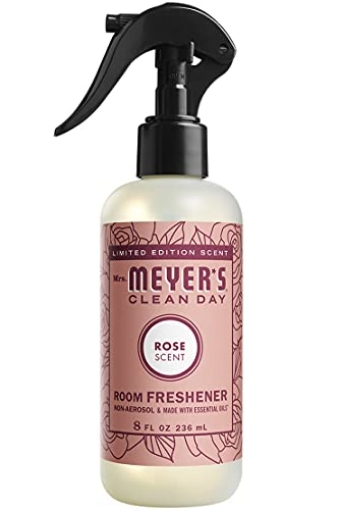 Picture of Mrs Meyers 11400 MRS. MEYER'S CLEAN DAY Room and Air Freshener Spray, Non-Aerosol Spray Bottle Infused with Essential Oils, Rose, 8 fl. oz (PK-6-EA)