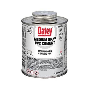 Picture of OATEY CO 30885 Oatey, 16 oz 30885 PVC Medium Cement, Gray, 16-Ounce, Color (EA)