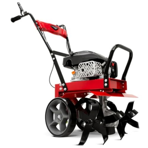 Picture of ARDISAM 41080 Earthquake Badger Front Tine Tiller, Powerful 160cc 4-Cycle Viper Engine, Two-Position Wheel Assembly, Adjustable Tilling Width Up to 21 Inches, Model: 41080, Red/Black (EA)