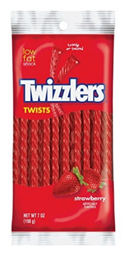Picture of HRS 3400054402 Twizzlers Twists Strawberry Liquorice 7 oz. (PK-12-EA)