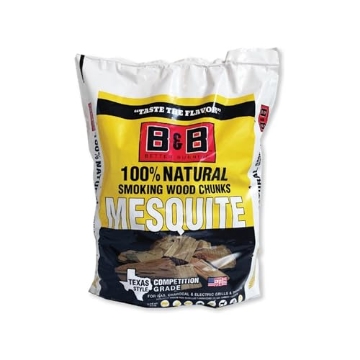 Picture of B&B CHARCOAL 00130 B&B Charcoal Mesquite Cooking Chunks 549 cu. in. - Case of: 1 (EA)