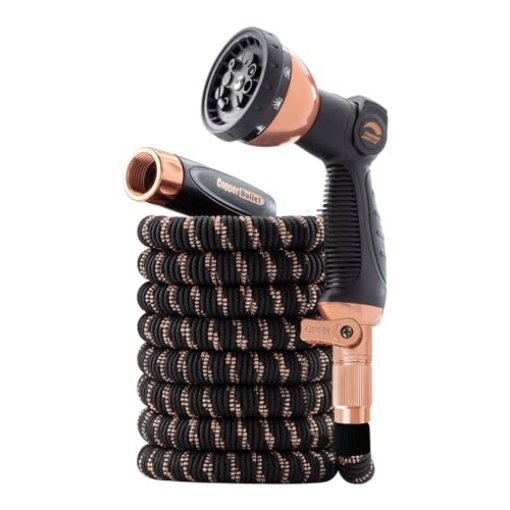 Picture of POCKET HOSE 17192-6 Pocket Hose Copper Bullet With Thumb Spray Nozzle, AS SEEN ON TV, Expands to 50 ft, 650psi 3/4in Solid Copper Anodized Aluminum Fittings Lead-Free Lightweight No-Kink Garden Hose (EA)