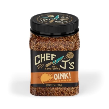 Picture of CHEF J'S BBQ PROVISIONS OINKRUB-CS Chef J's BBQ Provisions Oink Rub, Sweet Pork Rub, 7 oz (EA)