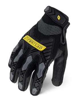 Picture of IRONCLAD IEX-MIG-03-M Ironclad Medium Black Protective Gloves with Touchscreen Command Technology, Anti-Vibration Reducing Pads, Hand Safety Impact Work Gloves, Sweat Management Feature (EA)