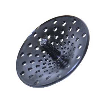 Picture of DANCO INC 9D00010427 Danco Kitchen Sink Drain Garbage Disposal Strainer | Drain Protector | Black Concave Design (10427), 3.25 inches (EA)