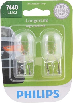 Picture of Philips Monitors 7440LLB2 Philips 7440LLB2 7440 LongerLife Miniature Bulb, 2 Pack (EA)