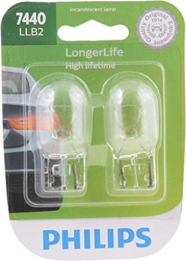 Picture of Philips Monitors 7440LLB2 Philips 7440LLB2 7440 LongerLife Miniature Bulb, 2 Pack (EA)