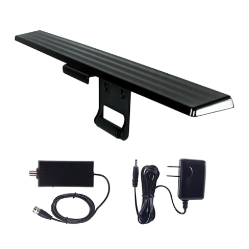 Picture of HENKEL LOCTITE 37075-P4-RF1 GE Hover Amplified HD Digital TV Antenna, Long Range Smart TV Antenna, Easy Mount on Top Design, Supports 4K 1080P HDTV VHF UHF, Indoor Amplified Signal Booster, 5ft Coax HDTV Cable/AC Adapter, 37075 (EA)