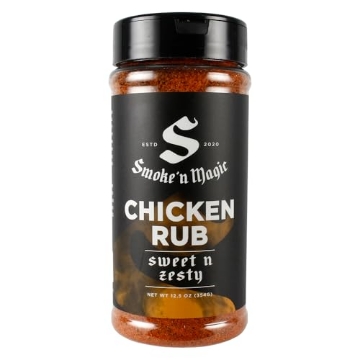 Picture of ROGUE COOKERS OW16500 SMOKE 'N MAGIC - Sweet n Zesty Chicken Rub 12.5 oz. (EA)
