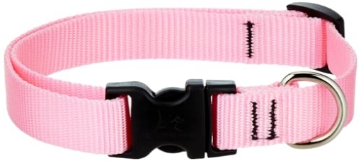 Picture of Lupine Collars & Leads 57501 LupinePet Basics 3/4" Pink 9-14" Adjustable Collar for Small Dogs (EA)